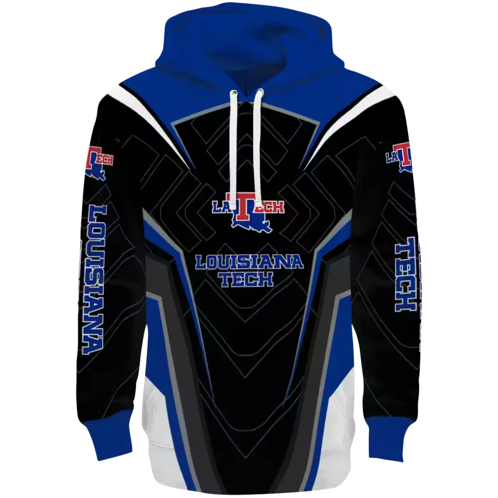 la tech futuristic pattern blue black hoodie best selling la tech futuristic pattern blue black hoodie best selling
