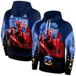 la tech halloween vibes blue black hoodie best selling