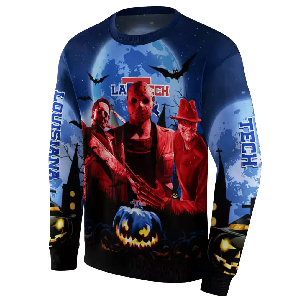 la tech halloween vibes blue black hoodie new arrival la tech halloween vibes blue black hoodie new arrival