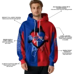 la tech heartbeat graphic blue hoodie best selling
