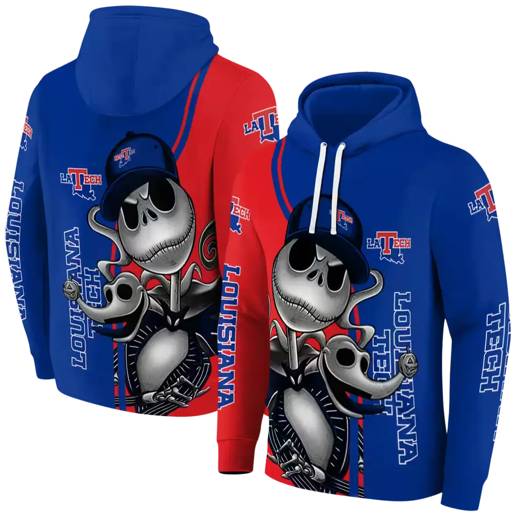 la tech jack skellington blue hoodie fashion forward la tech jack skellington blue hoodie fashion forward