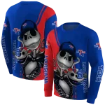 la tech jack skellington blue hoodie best selling