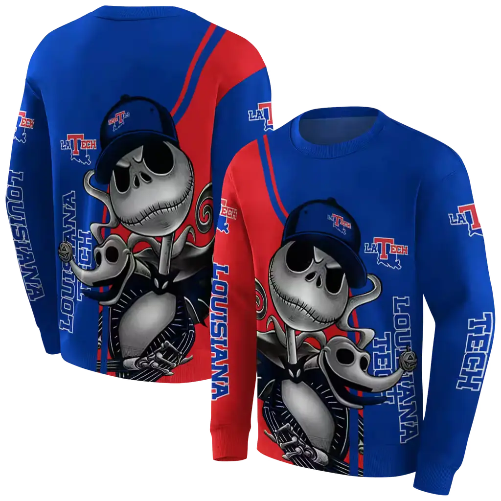 la tech jack skellington blue hoodie premium grade la tech jack skellington blue hoodie premium grade