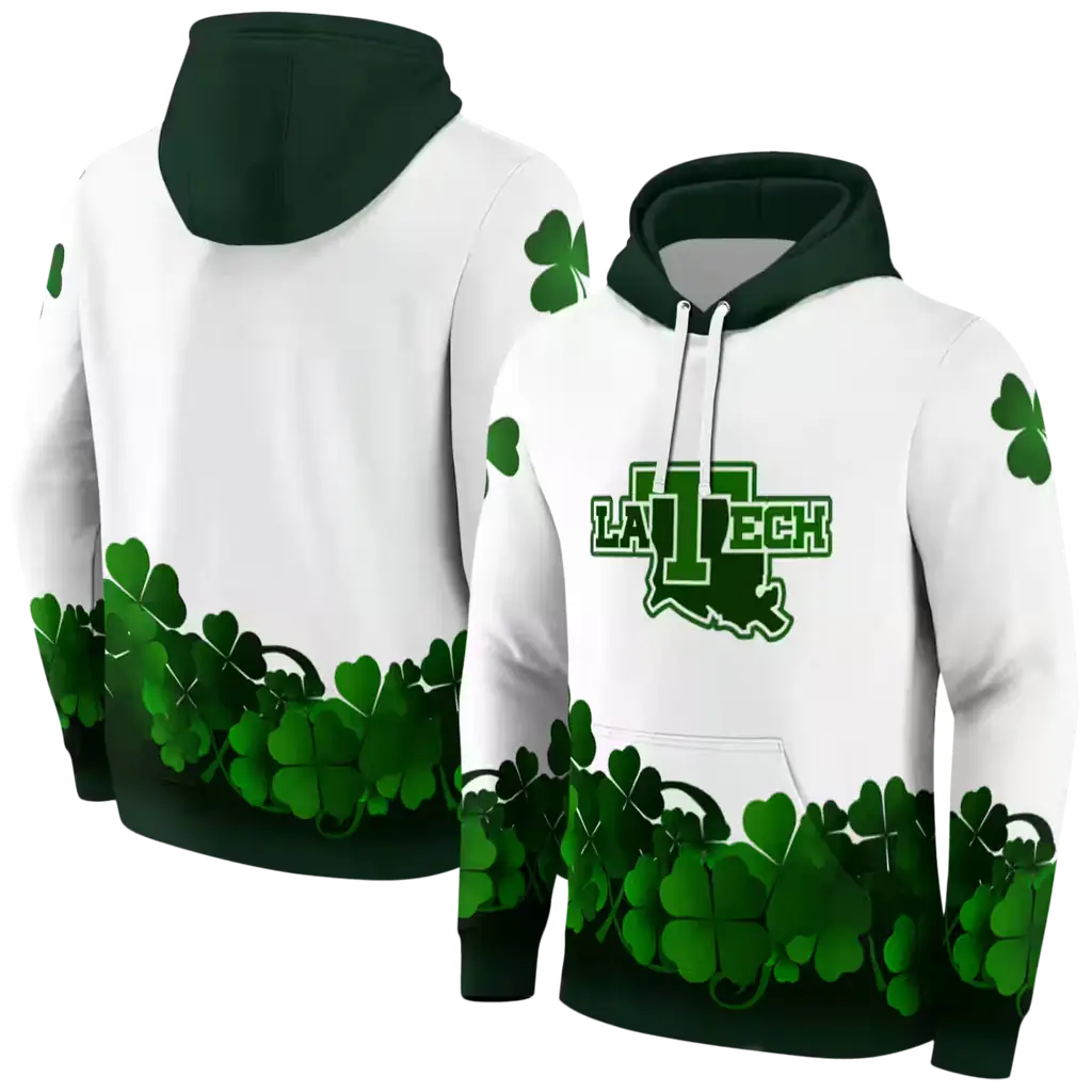 la tech lucky motif white green hoodie fashion forward la tech lucky motif white green hoodie fashion forward