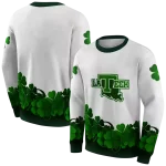 la tech lucky motif white green hoodie best selling