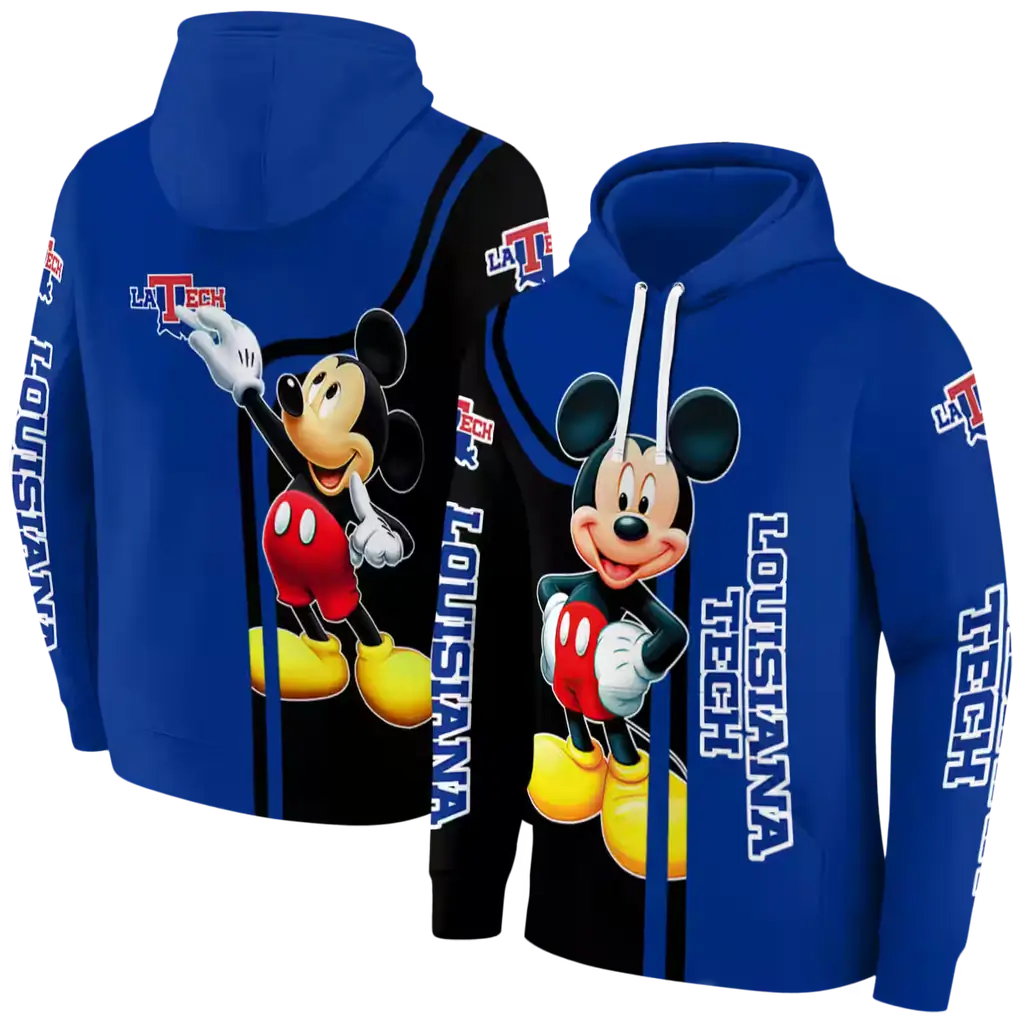 la tech mickey mouse blue black hoodie fashion forward la tech mickey mouse blue black hoodie fashion forward
