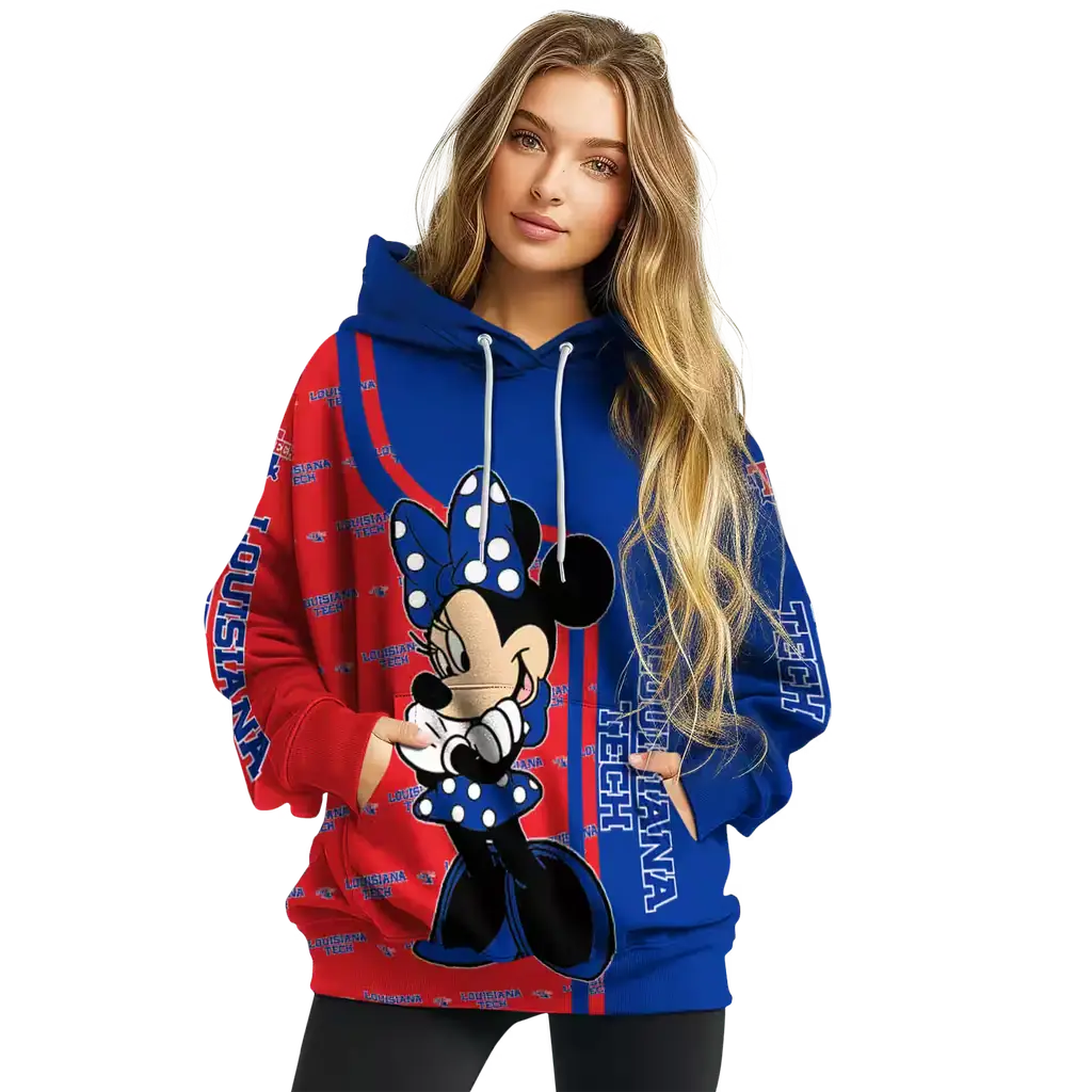 la tech minnie mouse blue hoodie high quality la tech minnie mouse blue hoodie high quality