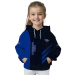 la tech monogram pattern blue hoodie best selling