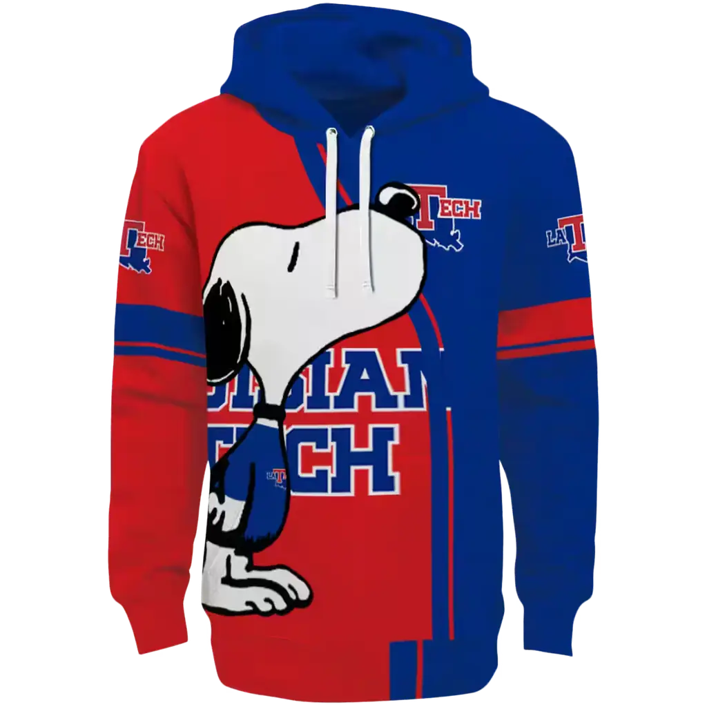 la tech playful snoopy blue hoodie best selling la tech playful snoopy blue hoodie best selling