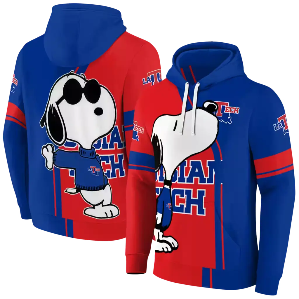 la tech playful snoopy blue hoodie fashion forward la tech playful snoopy blue hoodie fashion forward