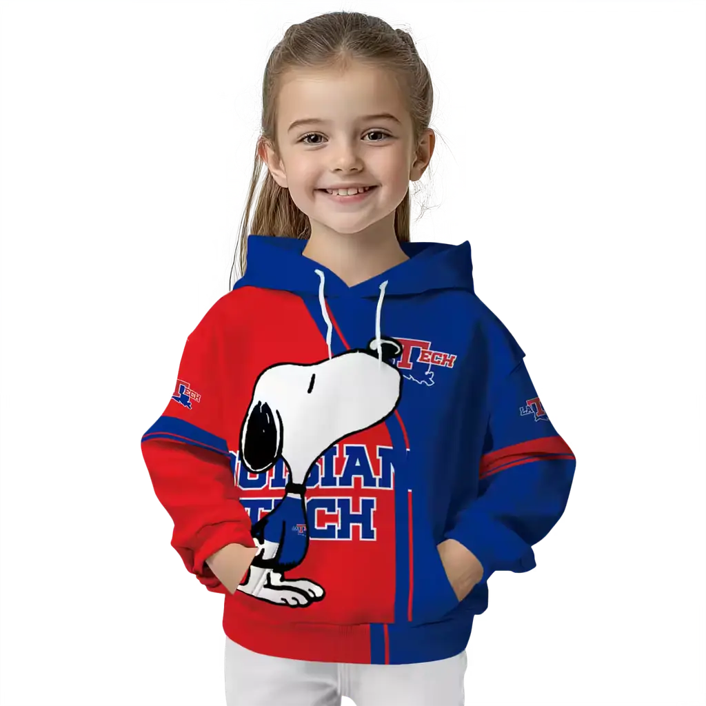 la tech playful snoopy blue hoodie top rated la tech playful snoopy blue hoodie top rated