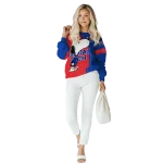 la tech playful snoopy blue hoodie best selling