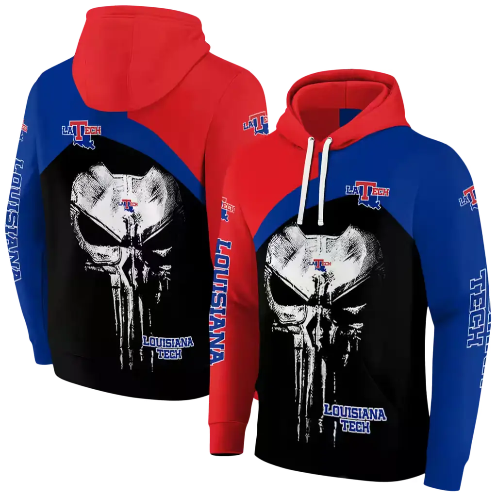 la tech skull punisher red black hoodie fashion forward la tech skull punisher red black hoodie fashion forward
