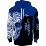 la tech sugar skull blue black hoodie best selling