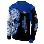 la tech sugar skull blue black hoodie best selling