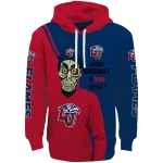 liberty flames achmed skull red hoodie best selling