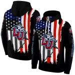 liberty flames american pride black hoodie best selling