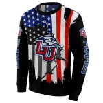 liberty flames american pride black hoodie best selling