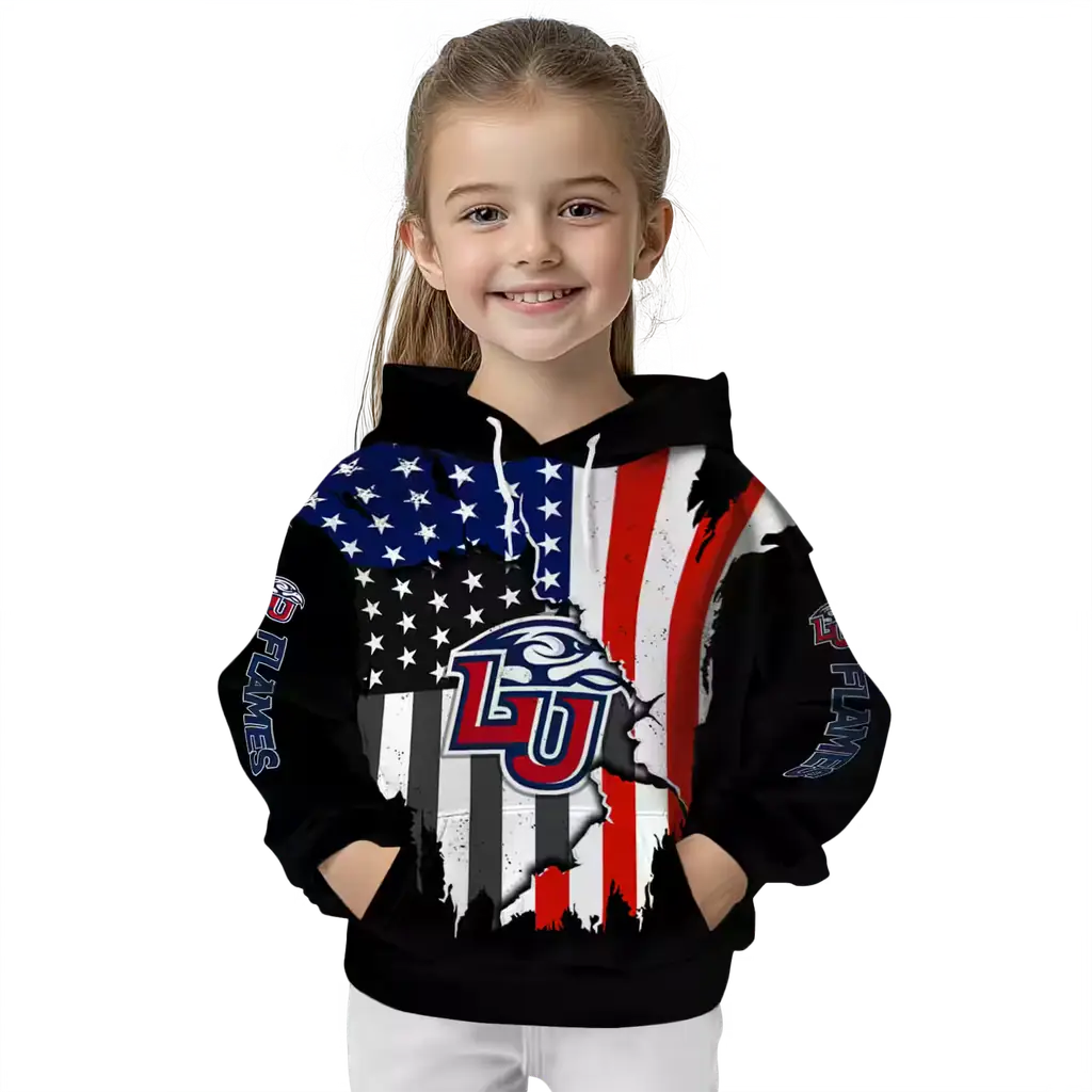 liberty flames american pride black hoodie top rated liberty flames american pride black hoodie top rated