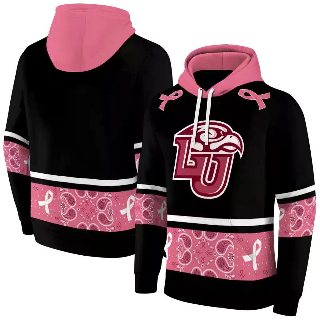 liberty flames awareness ribbon black pink hoodie fashion forward liberty flames awareness ribbon black pink hoodie fashion forward