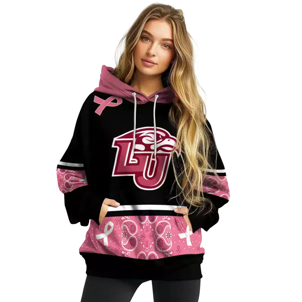 liberty flames awareness ribbon black pink hoodie high quality liberty flames awareness ribbon black pink hoodie high quality