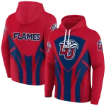 liberty flames concentric lines red black hoodie best selling
