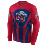 liberty flames concentric lines red black hoodie best selling