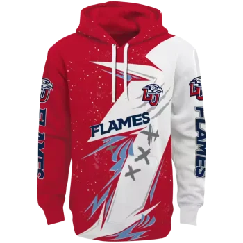 liberty flames dynamic slash red white hoodie best selling