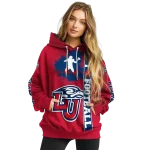 liberty flames football heartbeat red hoodie best selling