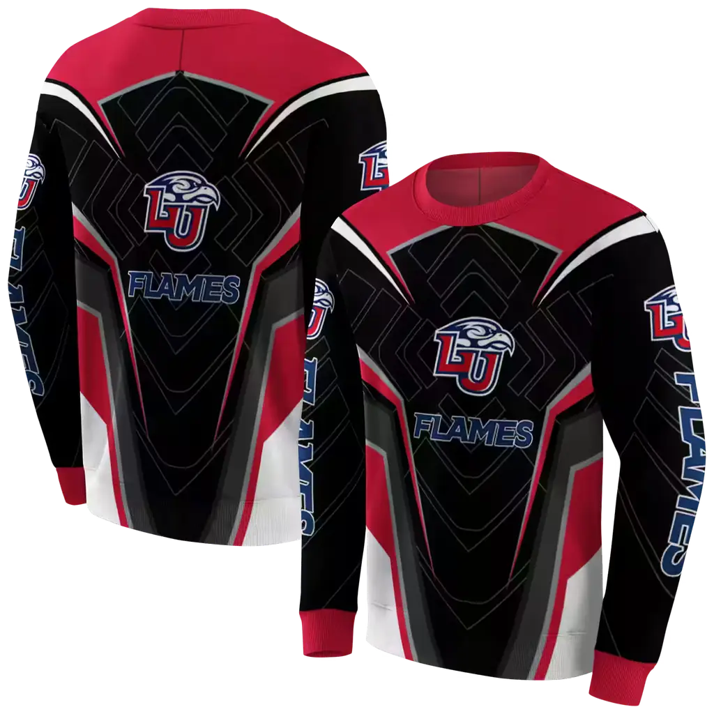 liberty flames futuristic pattern red black hoodie premium grade liberty flames futuristic pattern red black hoodie premium grade