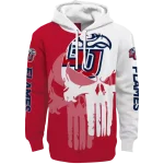 liberty flames graphic punisher red white hoodie best selling