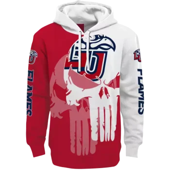 liberty flames graphic punisher red white hoodie best selling