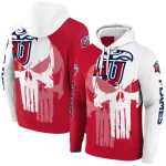 liberty flames graphic punisher red white hoodie best selling