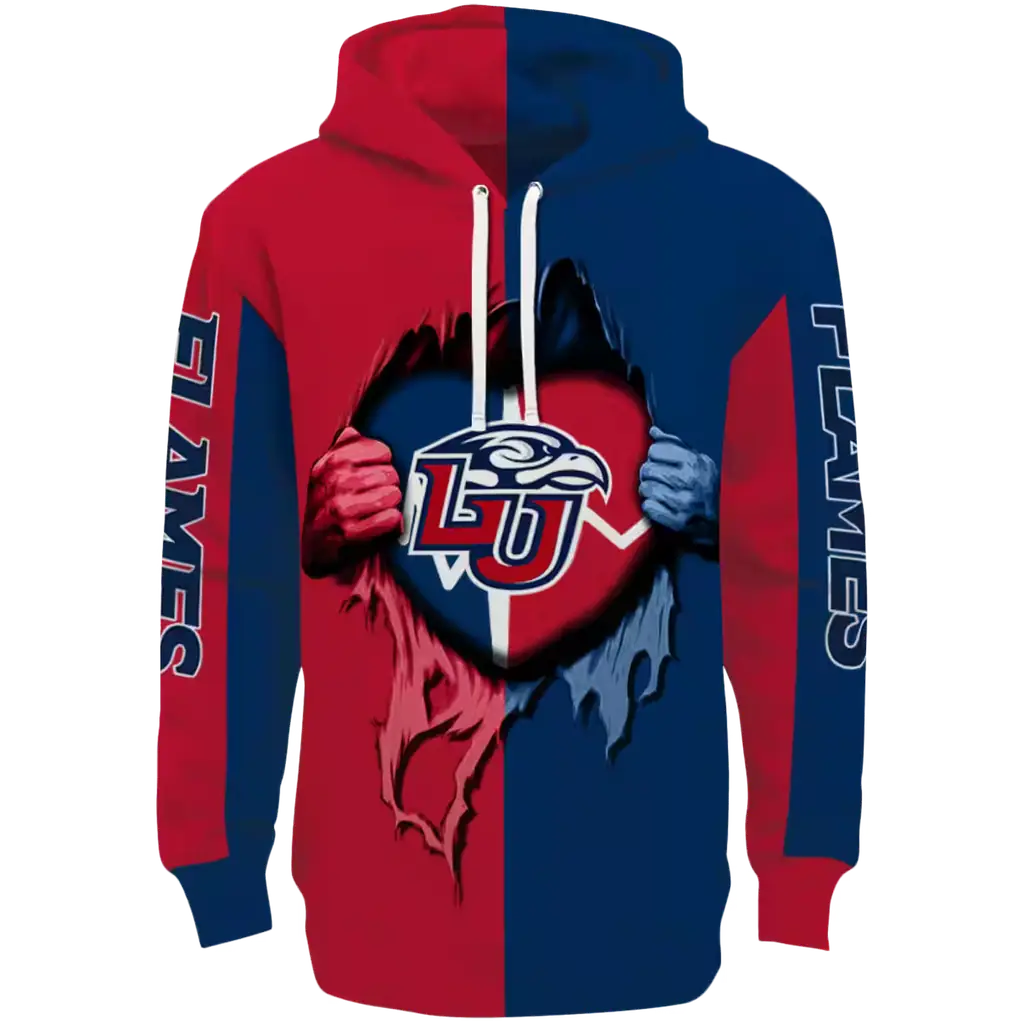liberty flames heartbeat graphic red hoodie best selling liberty flames heartbeat graphic red hoodie best selling