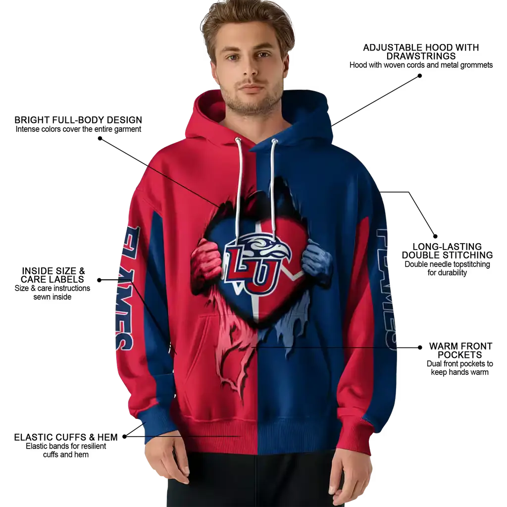 liberty flames heartbeat graphic red hoodie latest model liberty flames heartbeat graphic red hoodie latest model