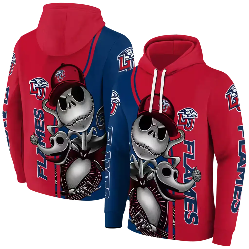 liberty flames jack skellington red hoodie fashion forward liberty flames jack skellington red hoodie fashion forward