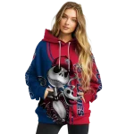 liberty flames jack skellington red hoodie best selling