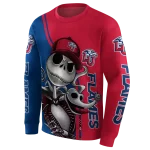 liberty flames jack skellington red hoodie best selling