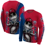 liberty flames jack skellington red hoodie best selling
