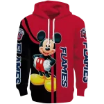 liberty flames mickey mouse red black hoodie best selling