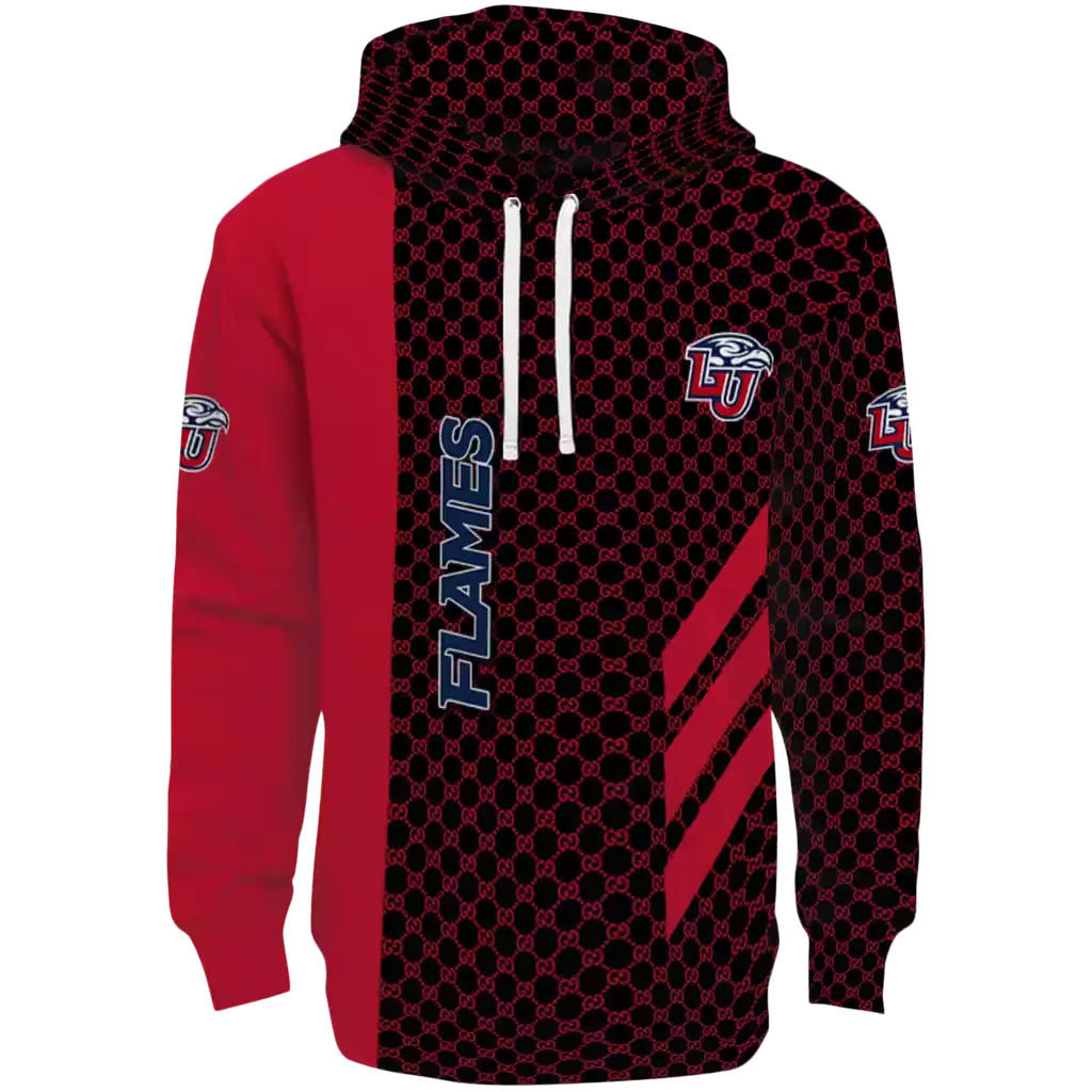 liberty flames monogram pattern red hoodie best selling liberty flames monogram pattern red hoodie best selling