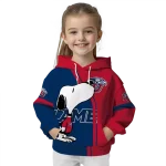 liberty flames playful snoopy red hoodie best selling