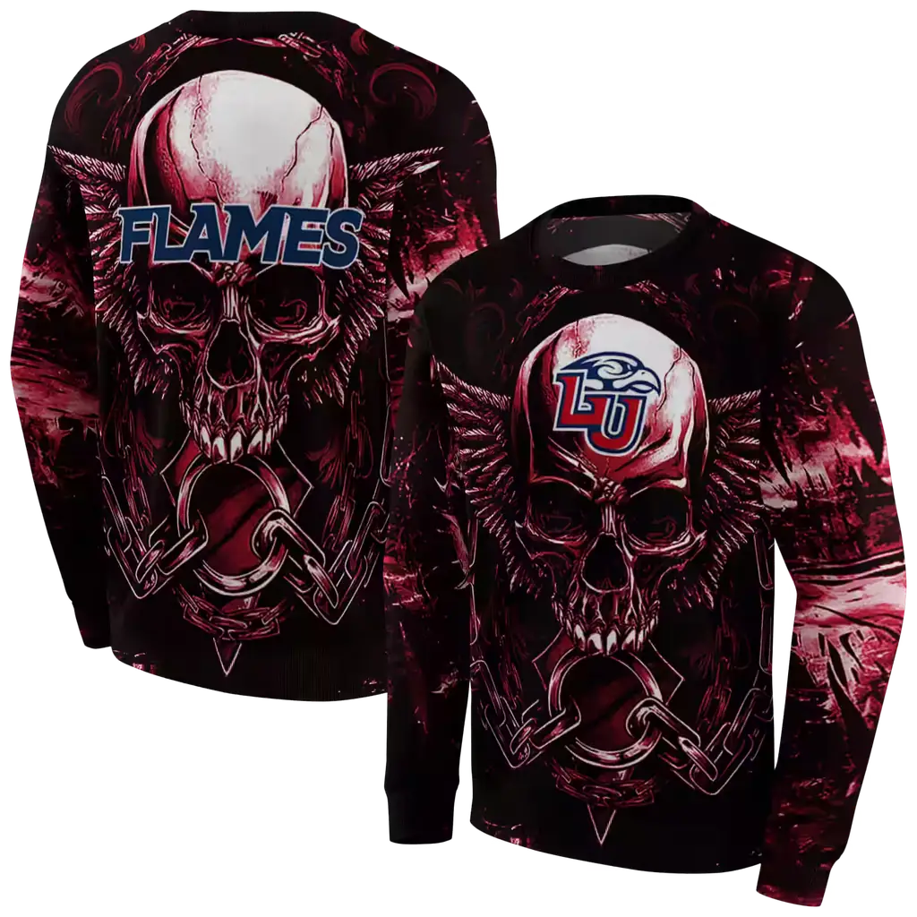 liberty flames skull artwork red black hoodie premium grade liberty flames skull artwork red black hoodie premium grade