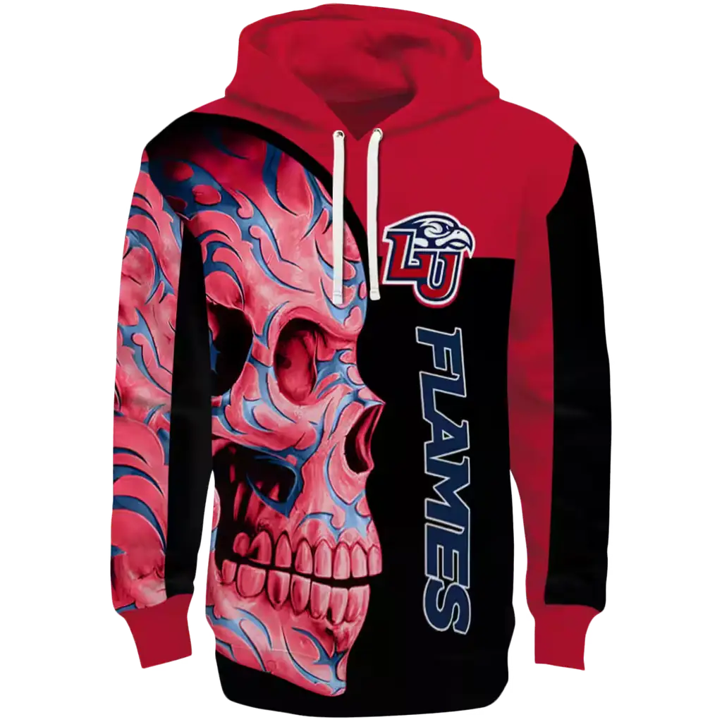 liberty flames skull motif red black hoodie best selling liberty flames skull motif red black hoodie best selling