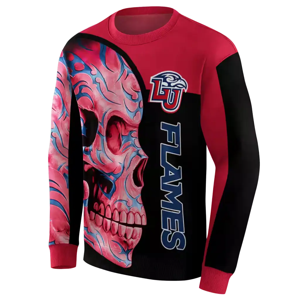 liberty flames skull motif red black hoodie new arrival liberty flames skull motif red black hoodie new arrival