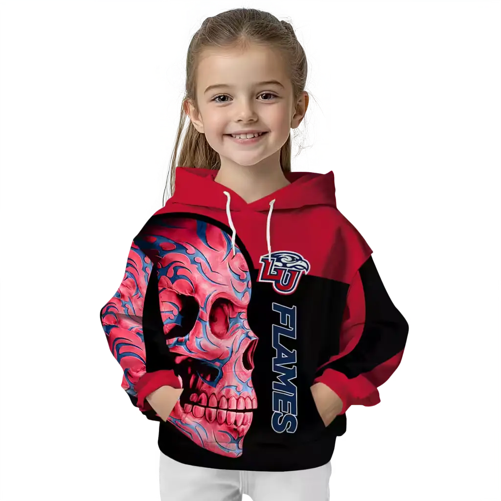 liberty flames skull motif red black hoodie top rated liberty flames skull motif red black hoodie top rated