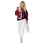 liberty flames skull motif red black hoodie best selling