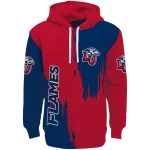 liberty flames splatter effect red hoodie best selling