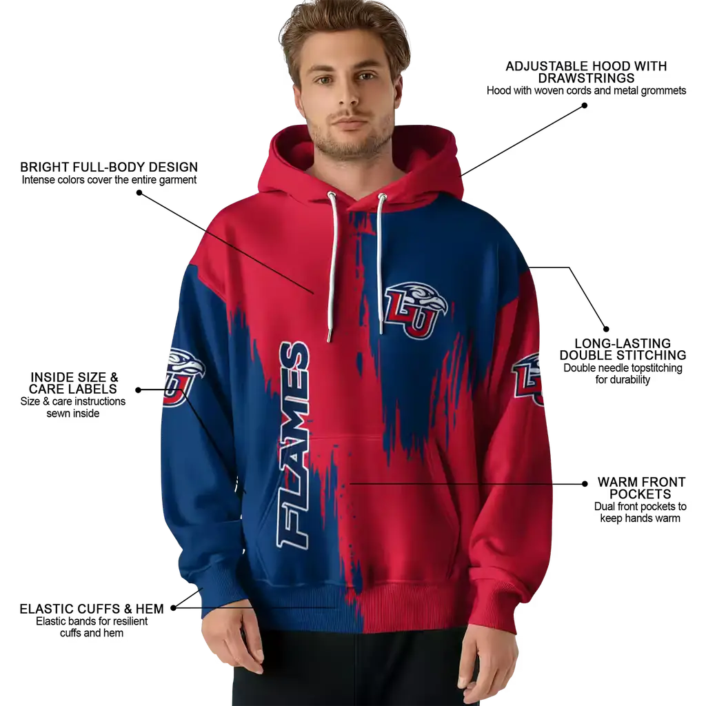liberty flames splatter effect red hoodie latest model liberty flames splatter effect red hoodie latest model
