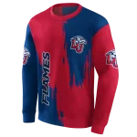 liberty flames splatter effect red hoodie best selling